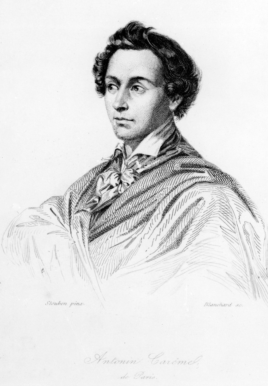 Marie-Antoine Carême, frontispice van 