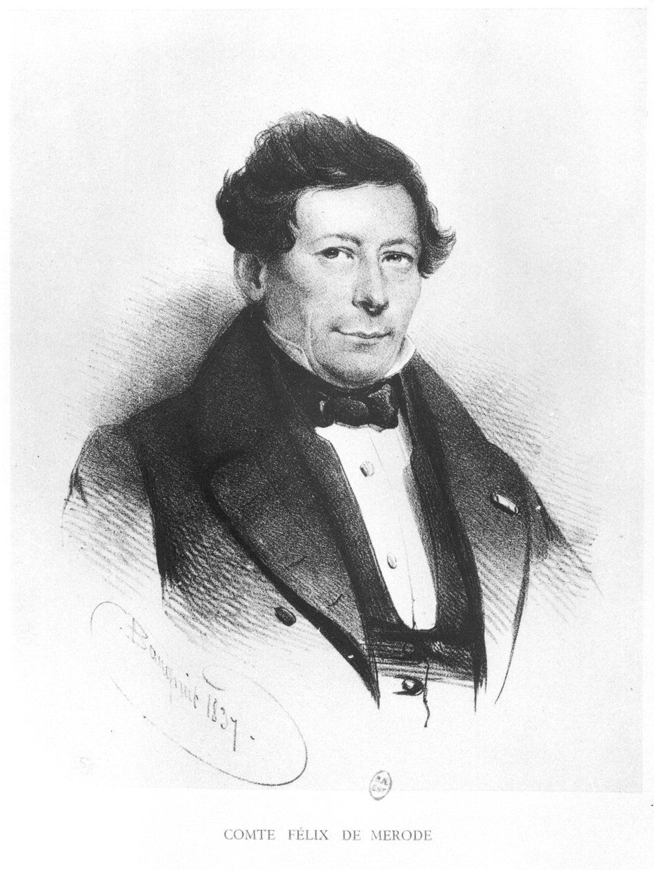 Graaf Felix de Merode (1791-1857) 1837 door Charles Baugniet