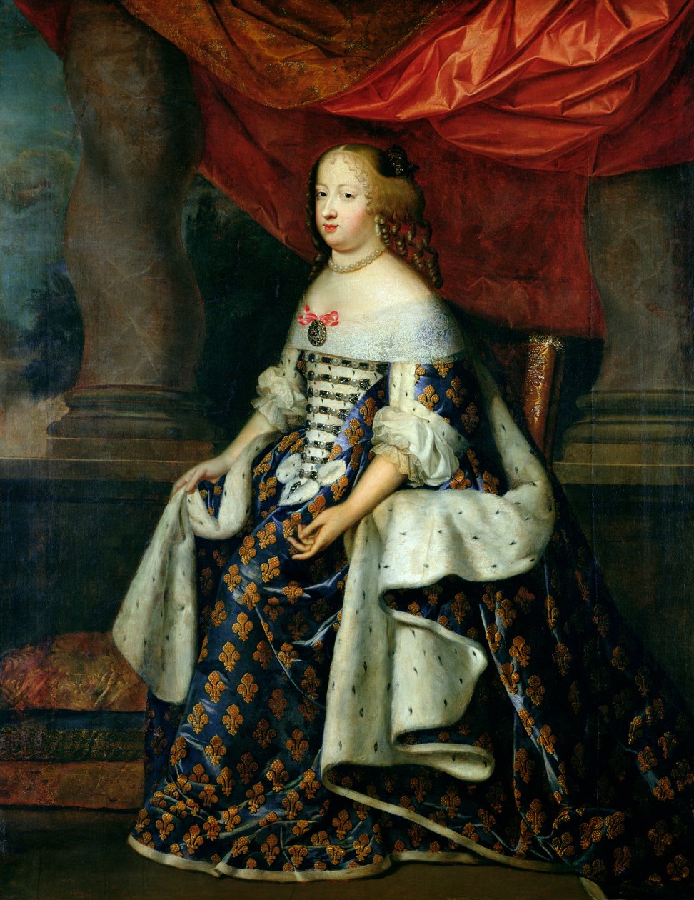 Portret van Marie-Therese (1638-83) van Oostenrijk, na 1660 door Charles Beaubrun