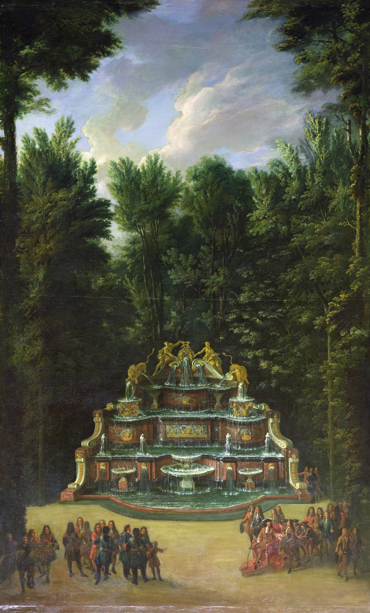 Promenade van Lodewijk XIV, Grand Trianon door Charles Chastelain