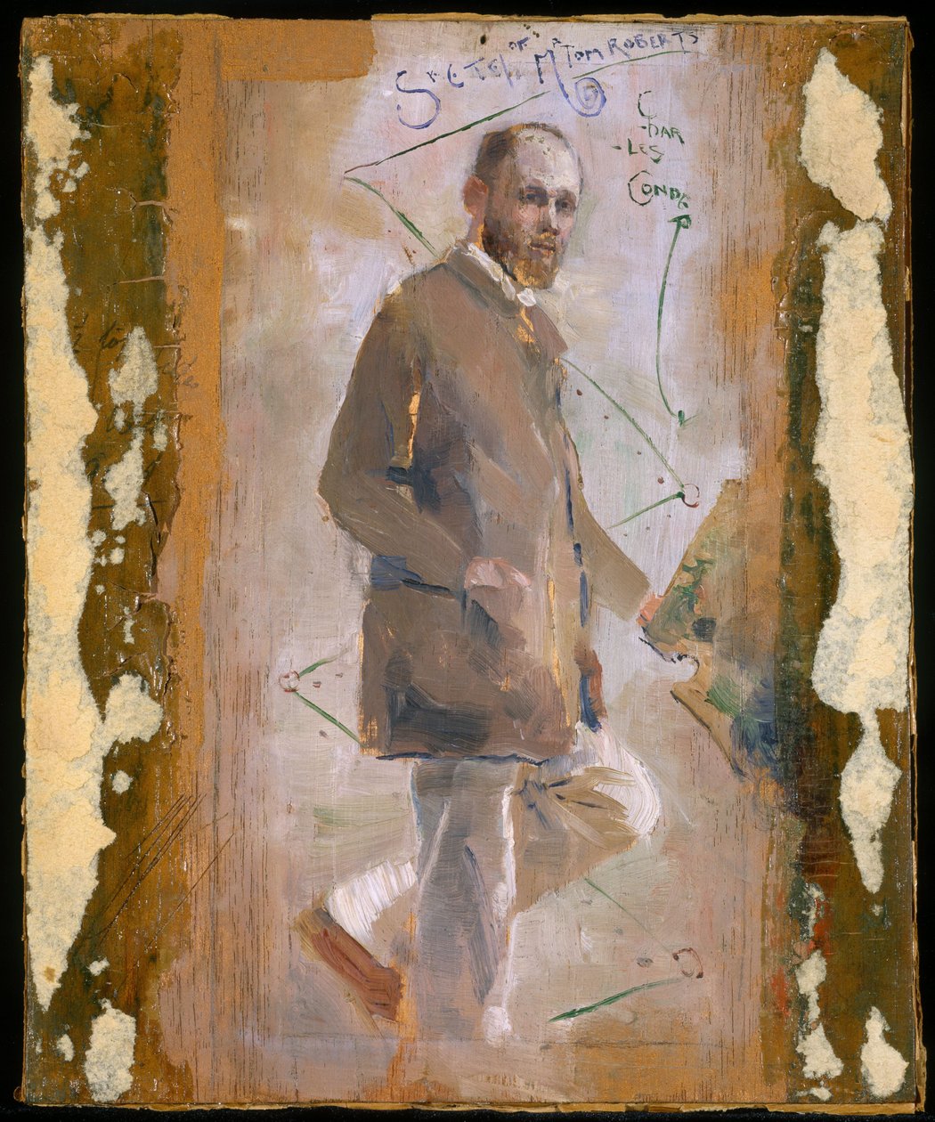 Een Impressionist (Tom Roberts) door Charles Edward Conder
