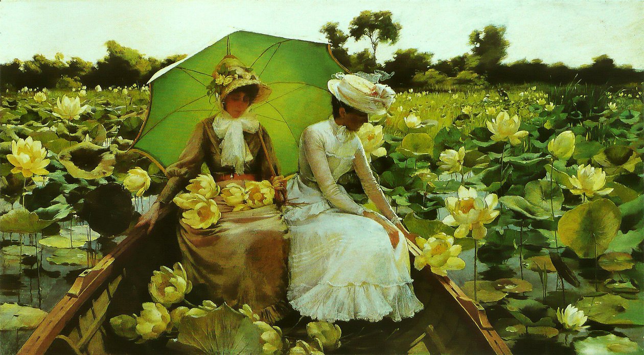 Lotuslelies door Charles Courtney Curran