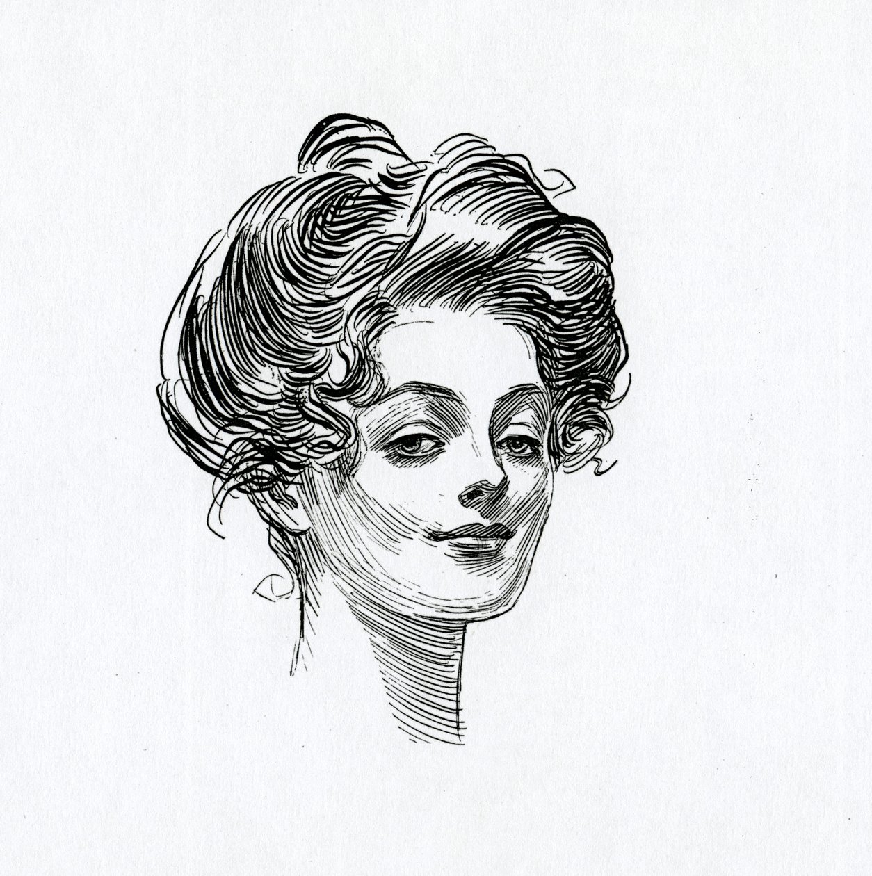 Een Gibson-meisje, c.1902 door Charles Dana Gibson