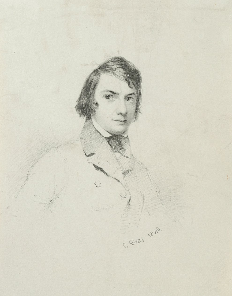 Zelfportret, 1840 door Charles Deas