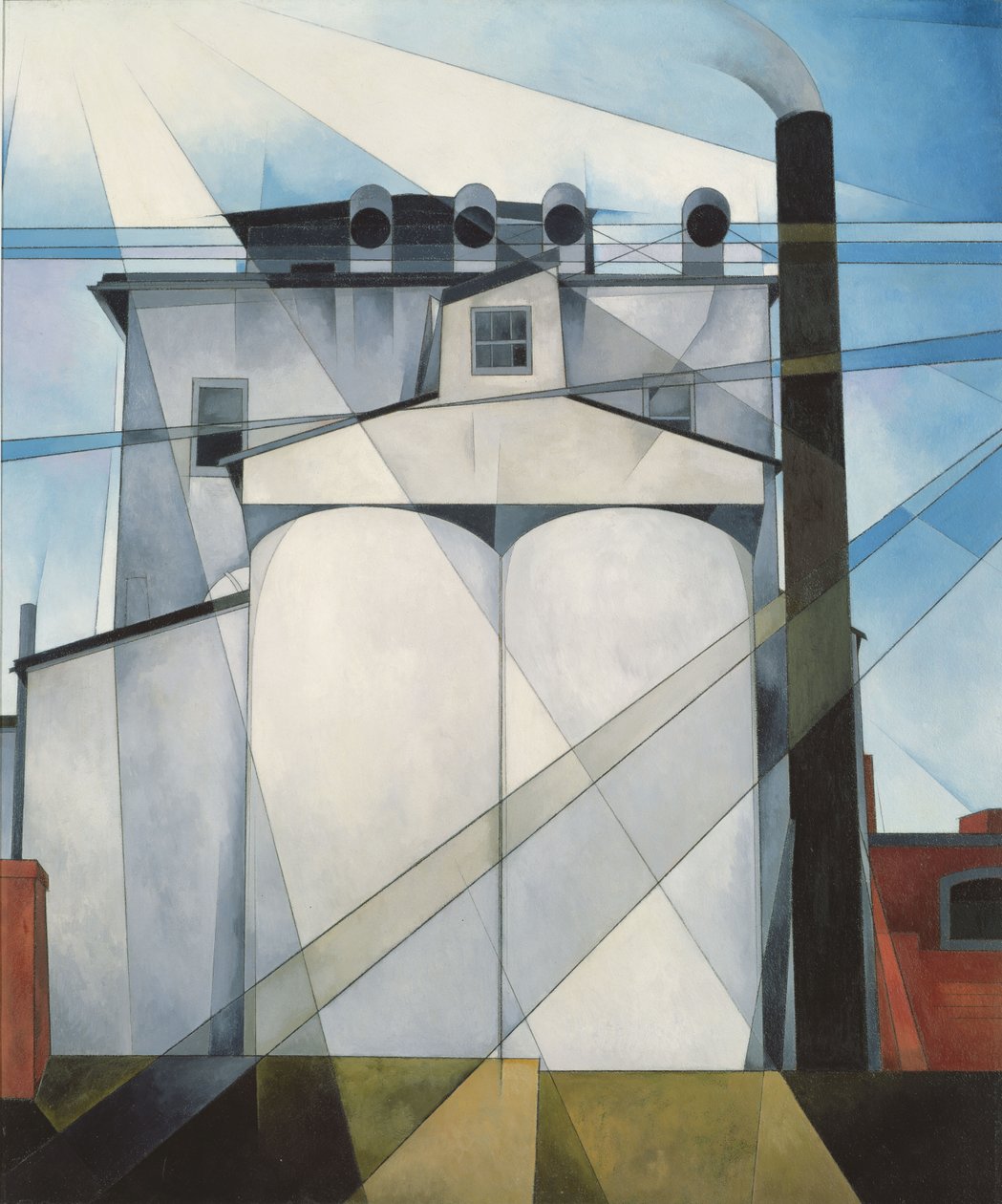 Mijn Egypte, 1927 door Charles Demuth