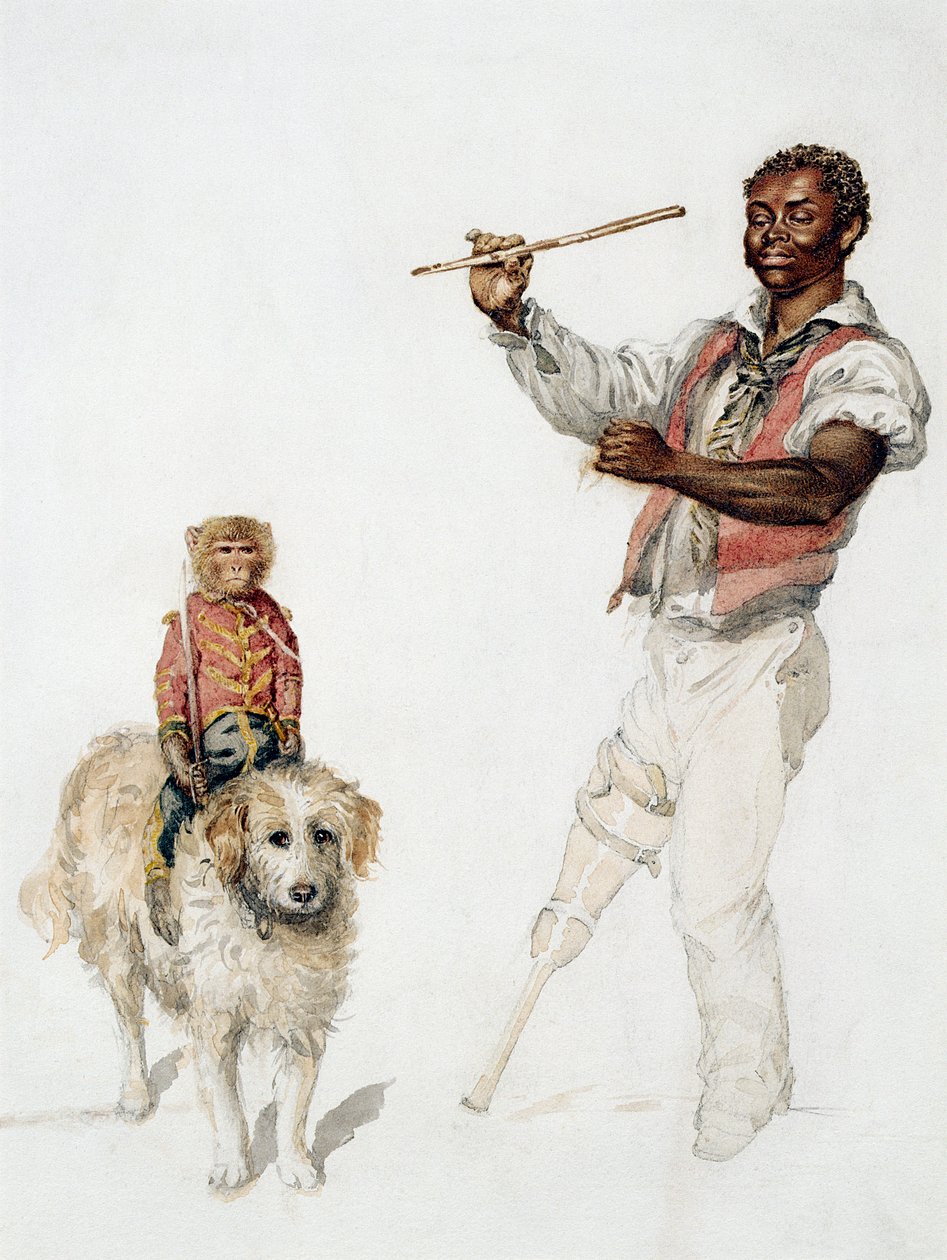 De entertainer, ca. 1870 door Charles Green
