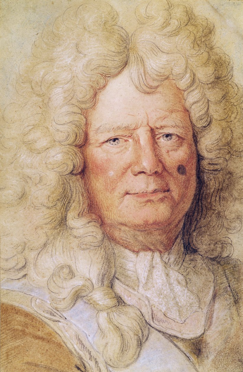 Portret van Sebastien le Prestre de Vauban (1633-1707) door Charles Le Brun