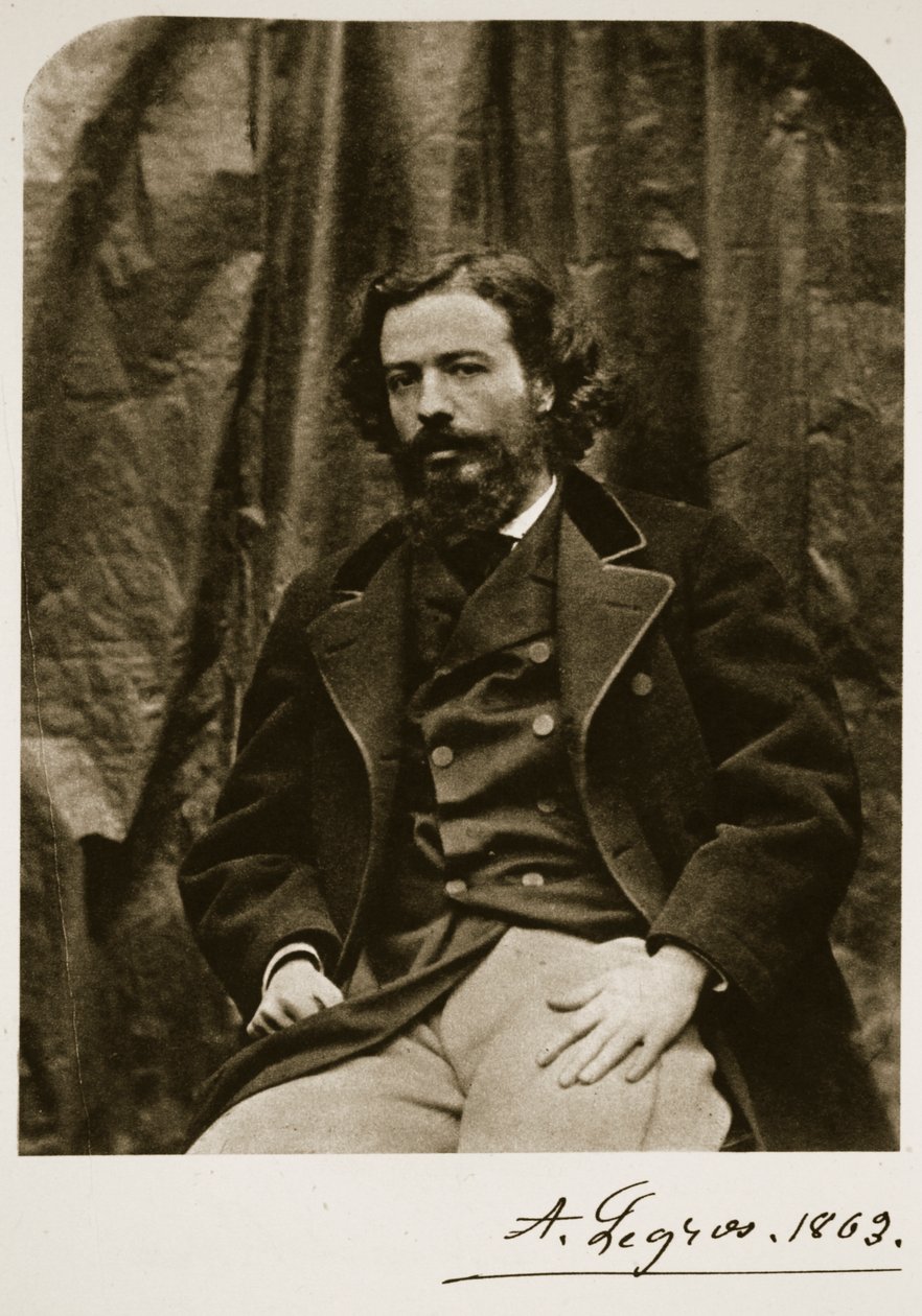 Alphonse Legros 6 oktober 1863 door Charles Lutwidge Dodgson