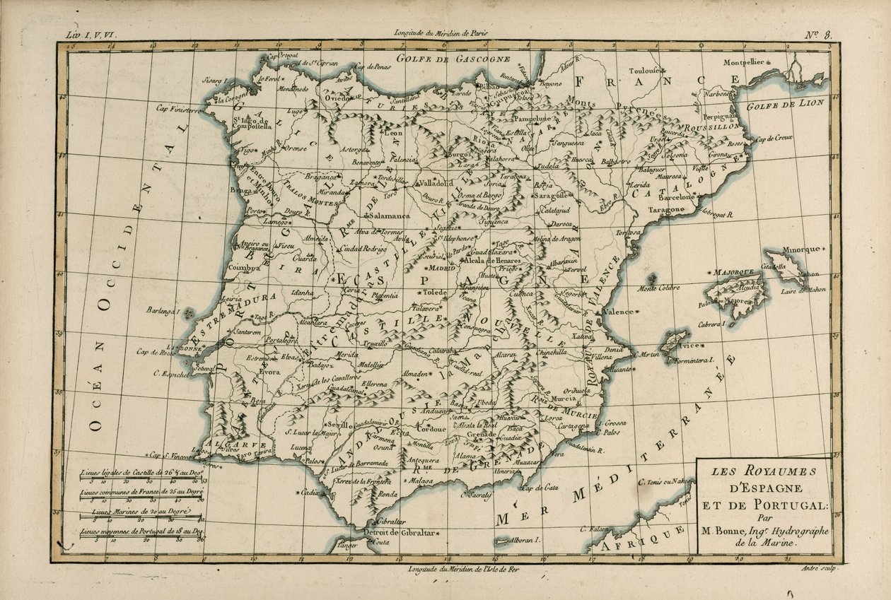 Spanje en Portugal, uit 