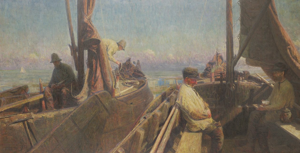 Zeeuwse Vissers door Charles Mertens