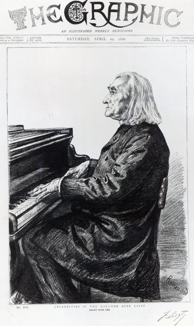 Franz Liszt, omslag van 