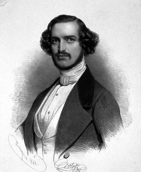 Joseph Arnot (1815-45) 1842 door Charles (after) Baugniet