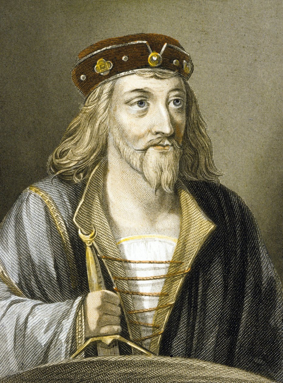 James I van Schotland door Charles (after) Holl