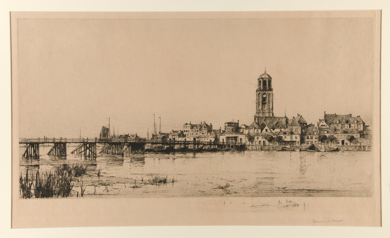 Deventer (Havenzicht) door Charles A. Platt