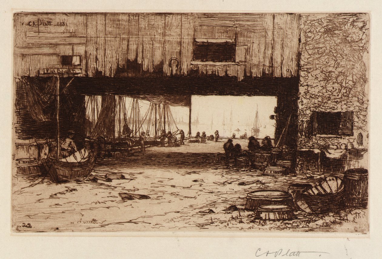 Vishuizen--Interieur door Charles A. Platt