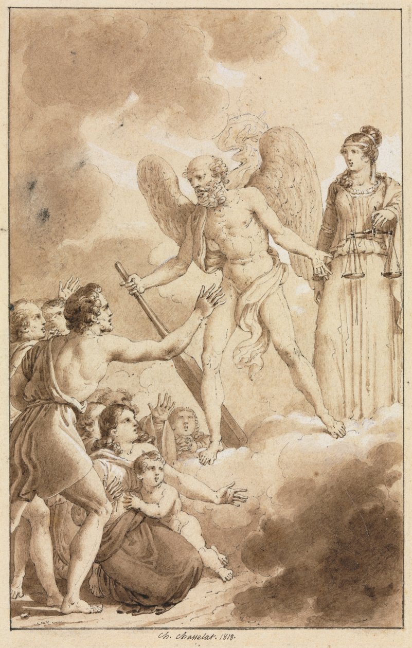 Allegorie door Charles Abraham Chasselat