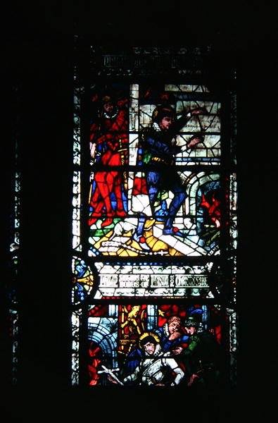 Raam met St. Philip Howard door Charles Alban Buckler