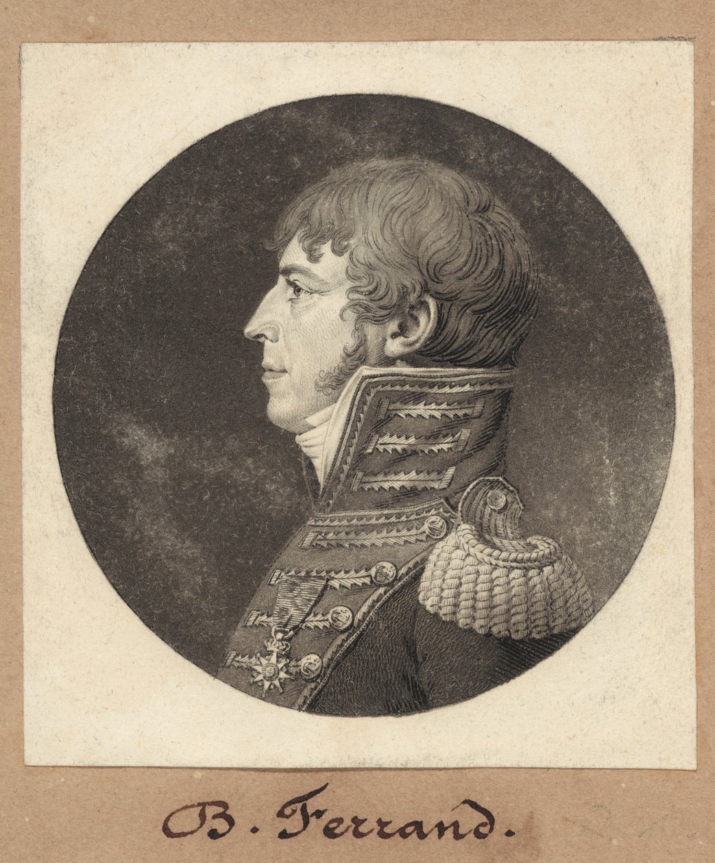 B. Ferrand door Charles B. J. Févret de Saint Mémin