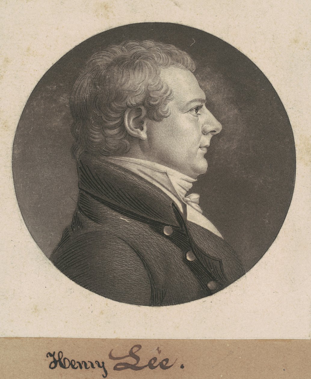 William Lee door Charles B. J. Févret de Saint Mémin