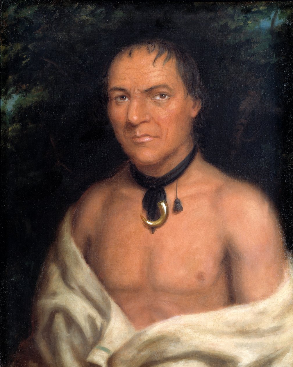 Co-sne-boin, 1827 door Charles Bird King