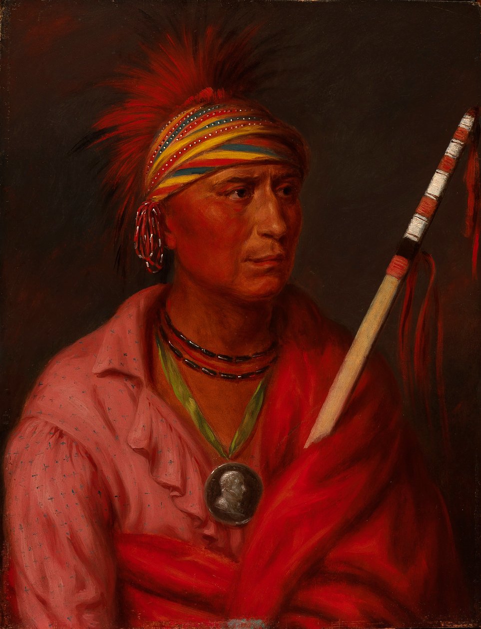 Geen hart (Nan-che-ning-ga) door Charles Bird King