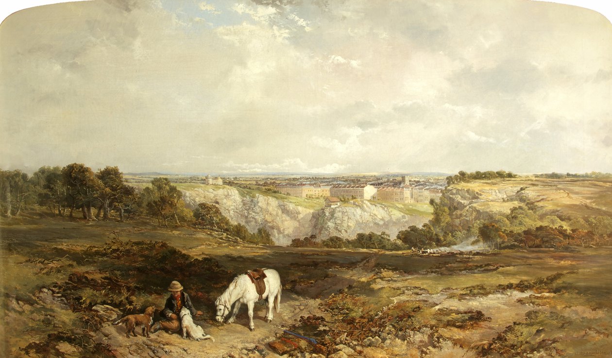 Clifton in 1848 door Charles Branwhite