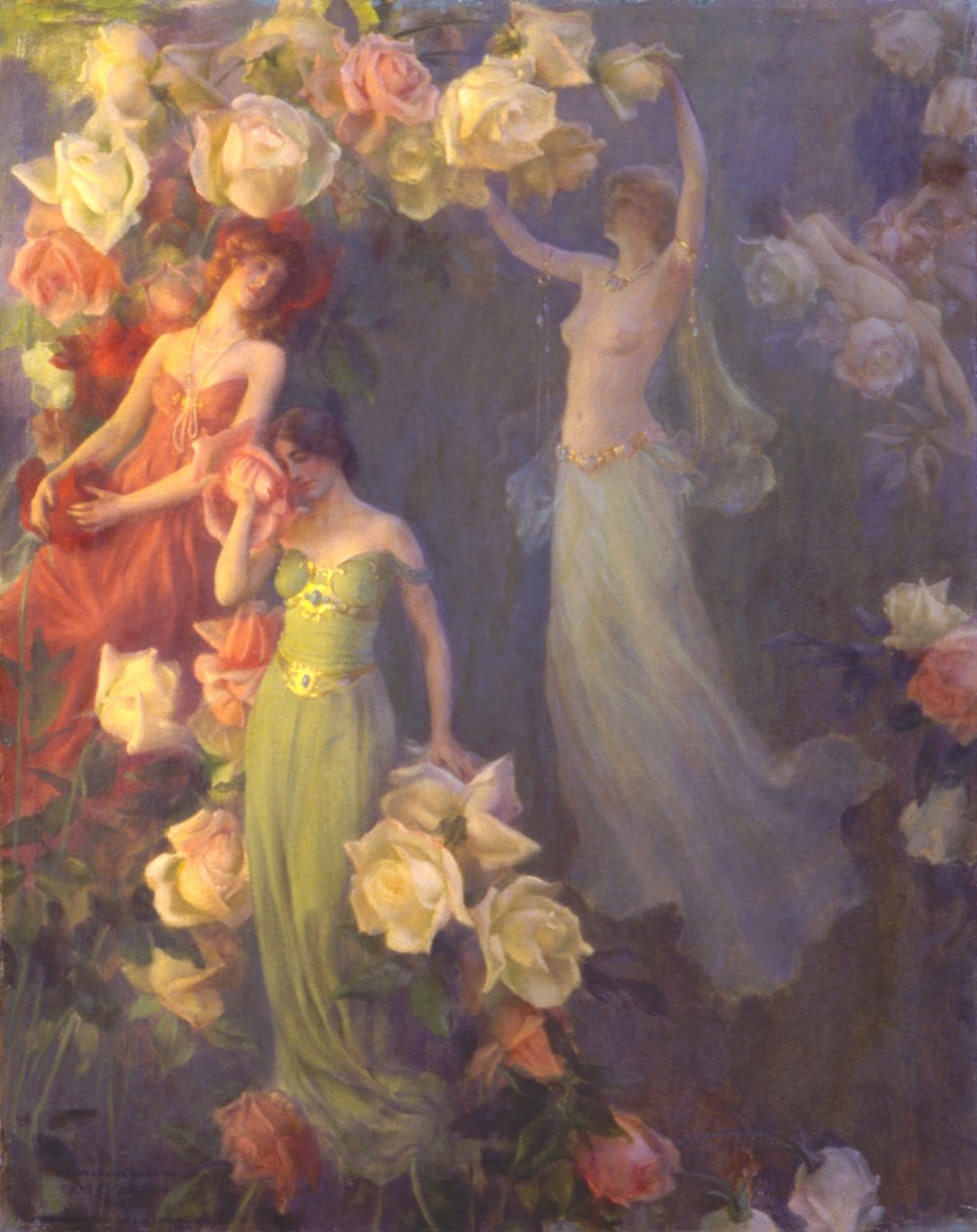 Het parfum van rozen door Charles C. Curran
