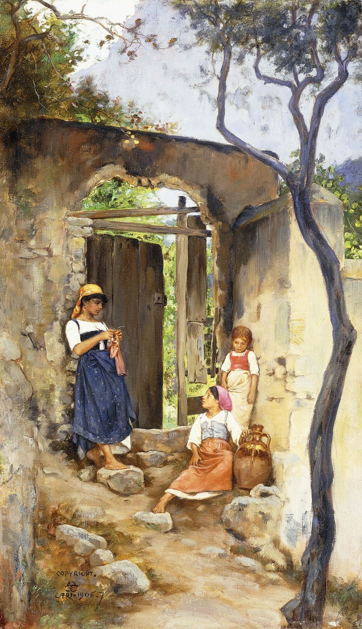 De Tuindeur, 1906-1907 door Charles Caryl Coleman