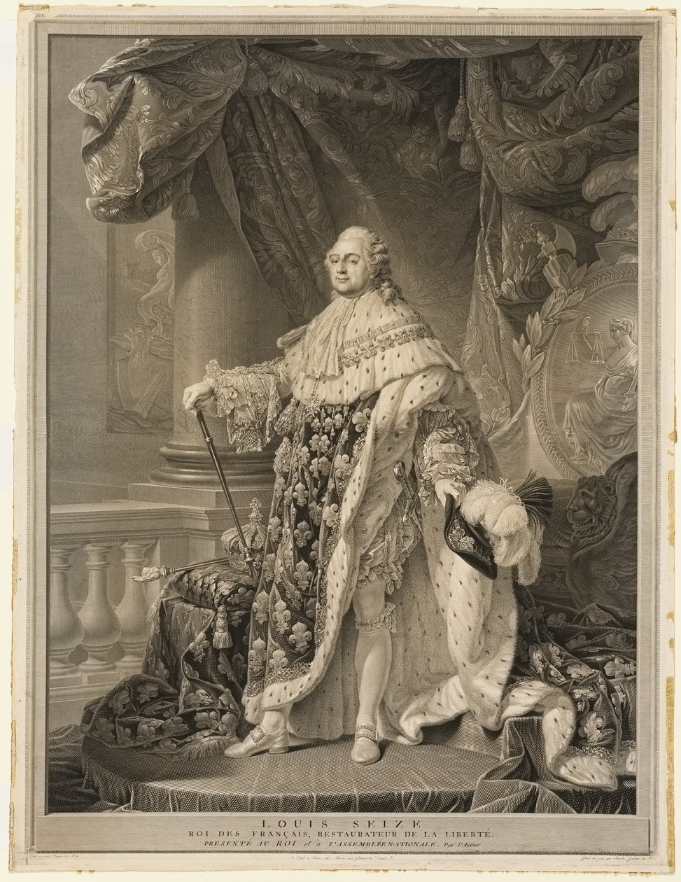 Lodewijk XVI door Charles Clément Bervic