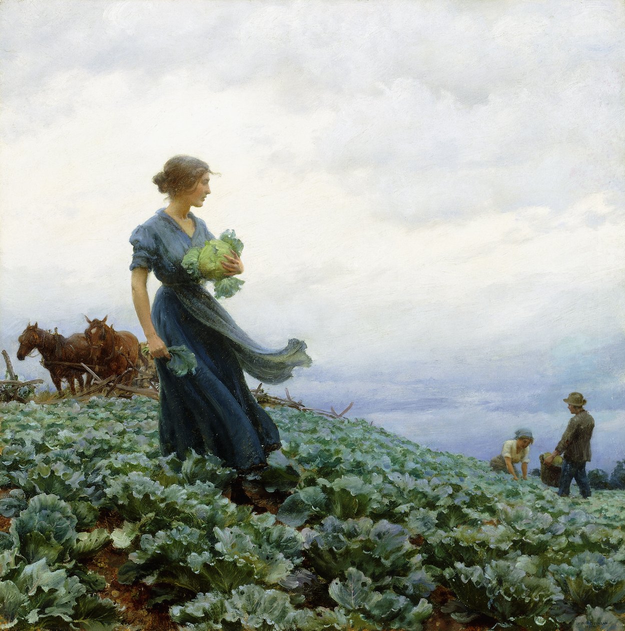 Het Koolveld door Charles Courtney Curran