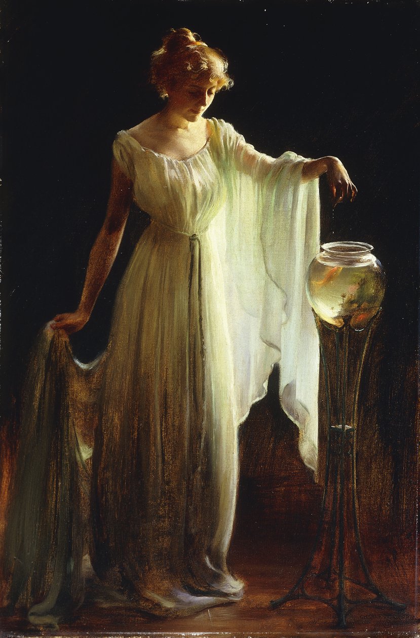 De Goudvis door Charles Courtney Curran