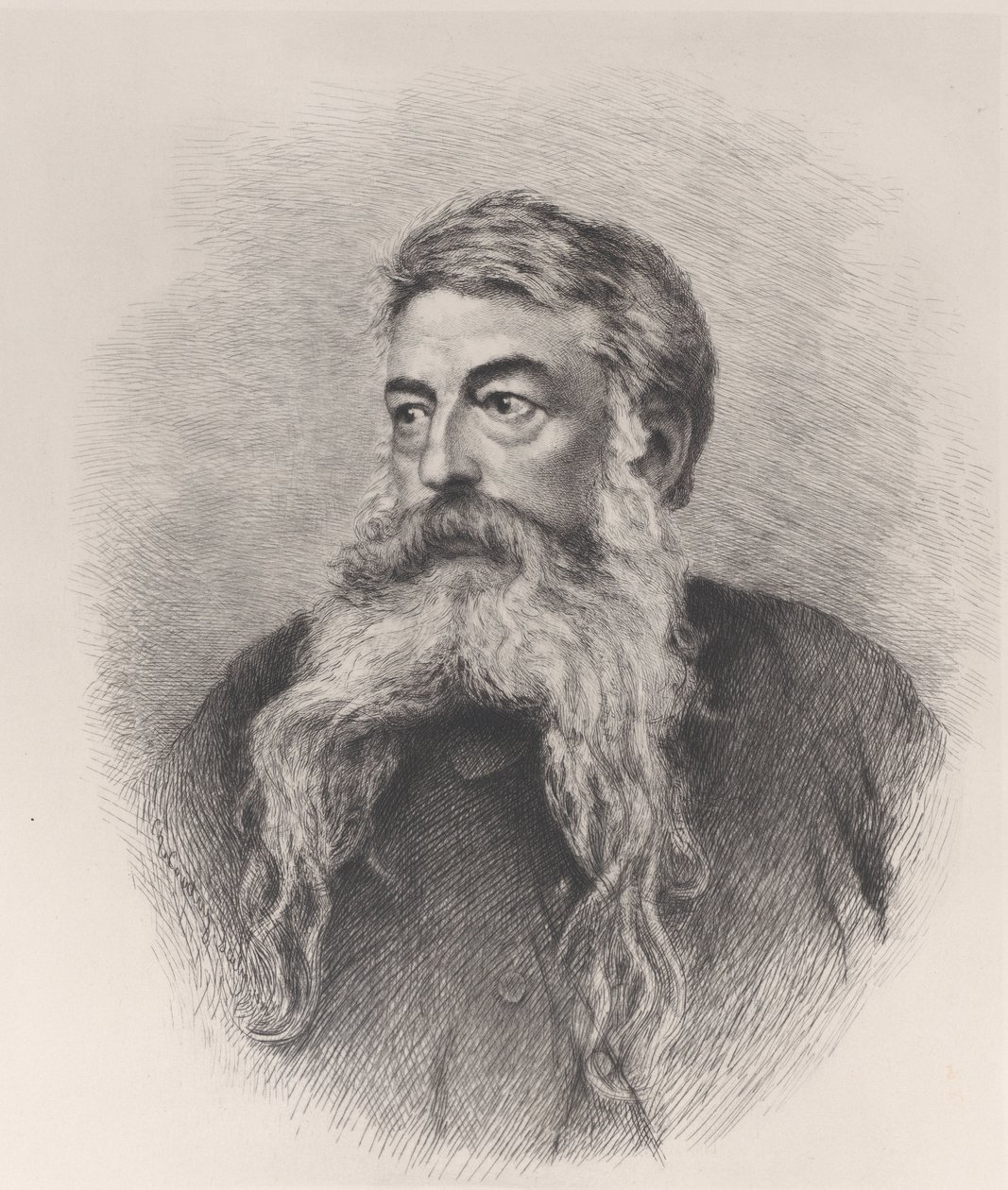 Portret van I.L. Ernst Meissonier, 1884 door Charles Courtry
