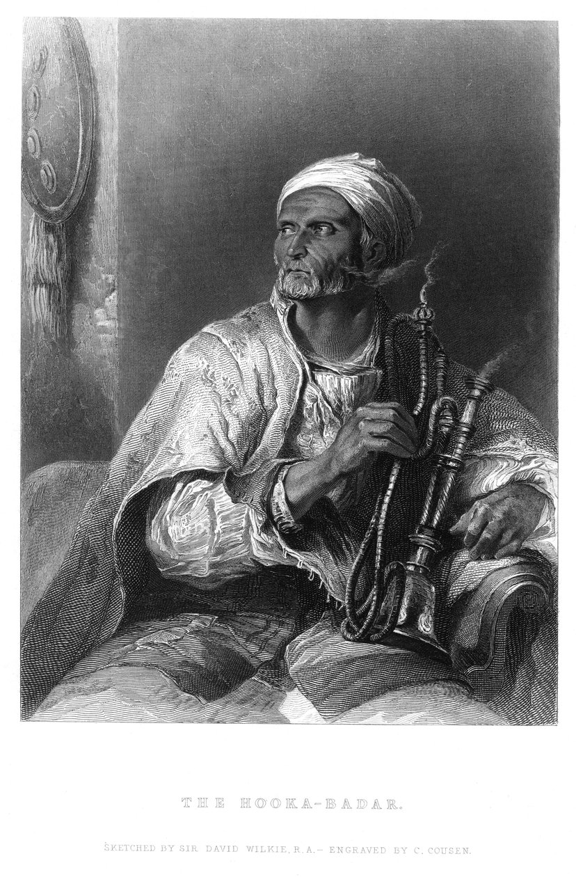 De Hooka-Badar door Charles Cousen