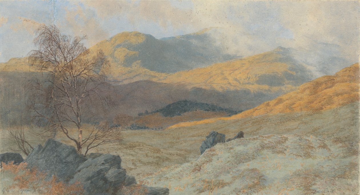 Rijp, Mistige Ochtend: Glen Lyon door Charles Davidson