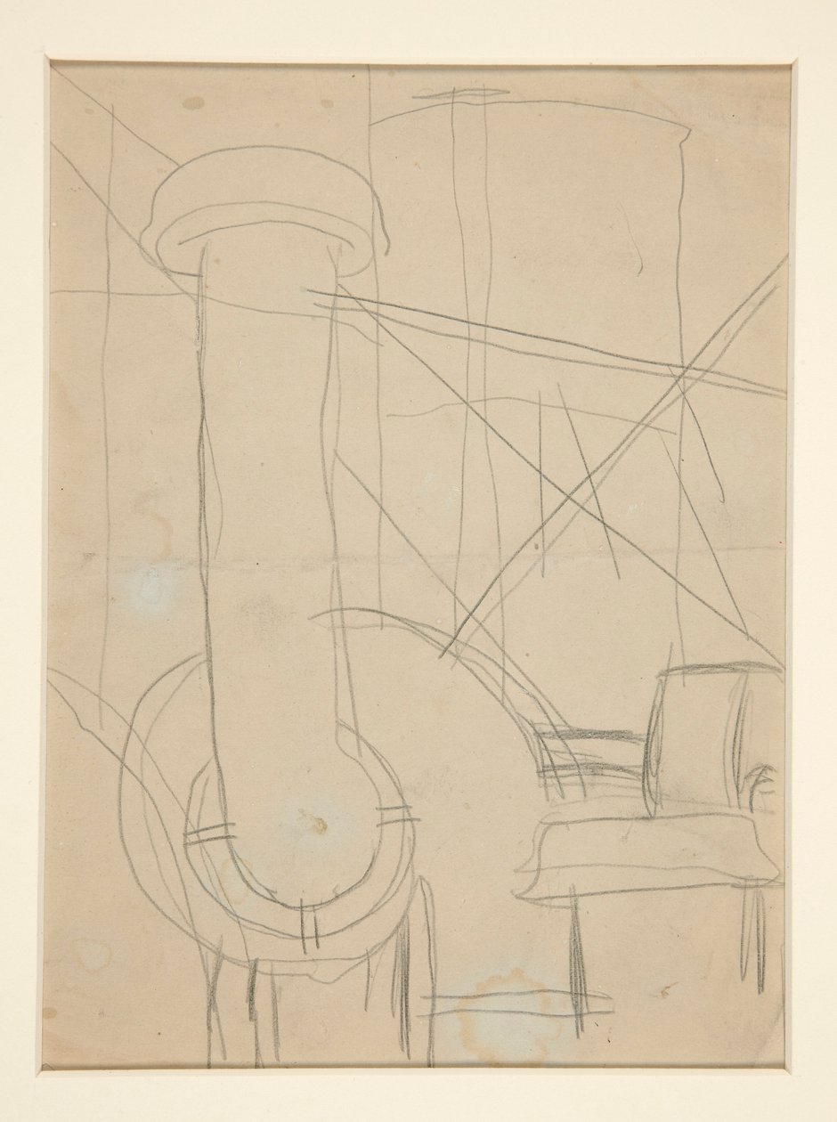 Study for Pacquebot door Charles Demuth