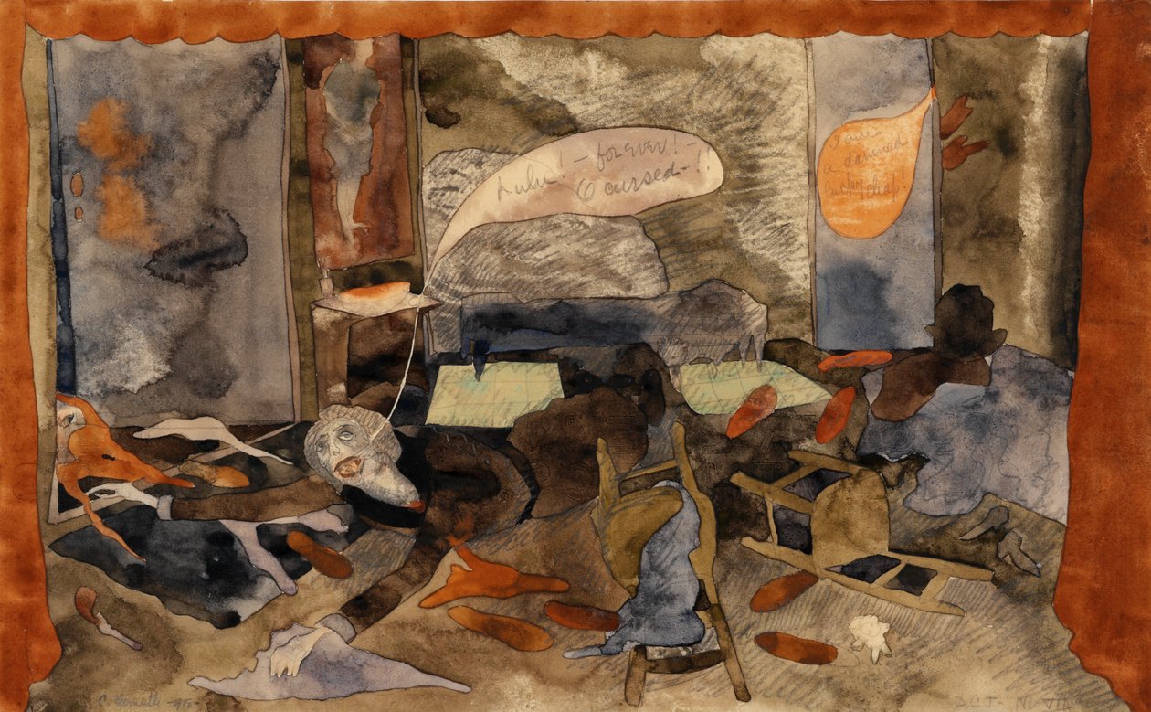 De dood van gravin Geschwitz door Charles Demuth