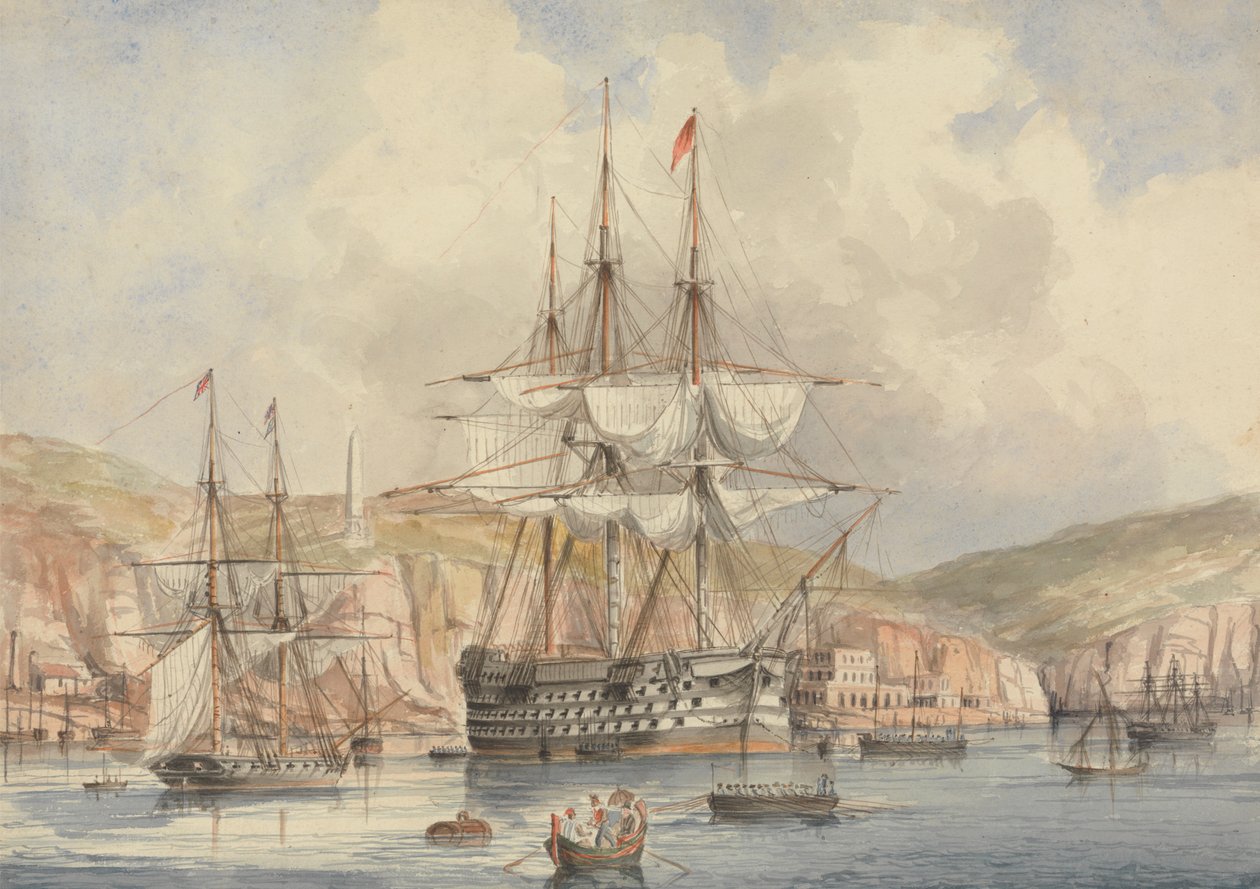 Uitzicht op Malta door Charles Dyce