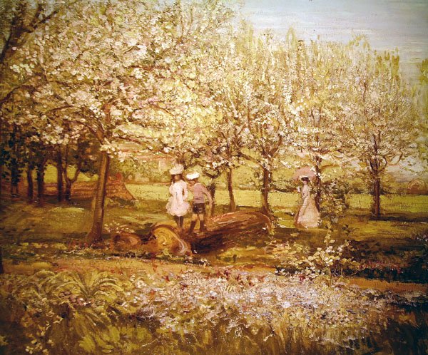 De boomgaard door Charles Edward Conder