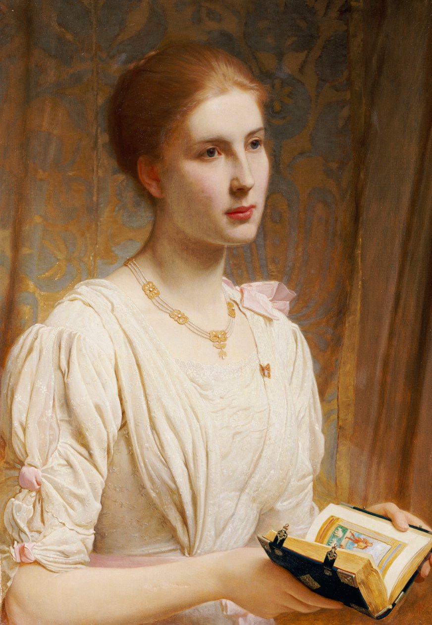 Portret van juffrouw Helen Lindsay door Charles Edward Perugini