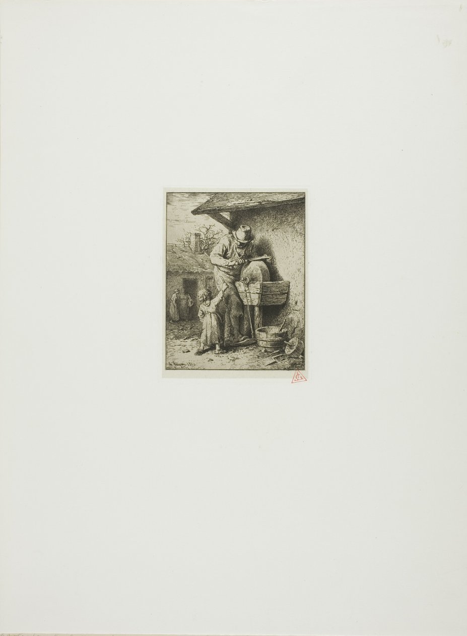De Messenslijper door Charles Emile Jacque