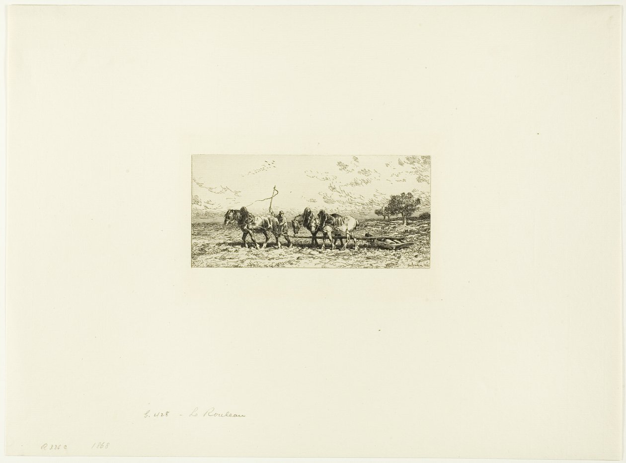 De rol door Charles Emile Jacque