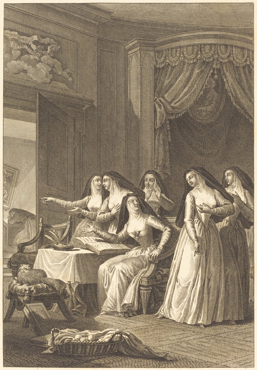 Zuster Jeanne door Charles Emmanuel Patas after Charles Monnet