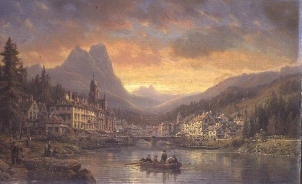 St. Etienne door Charles Euphrasie Kuwasseg