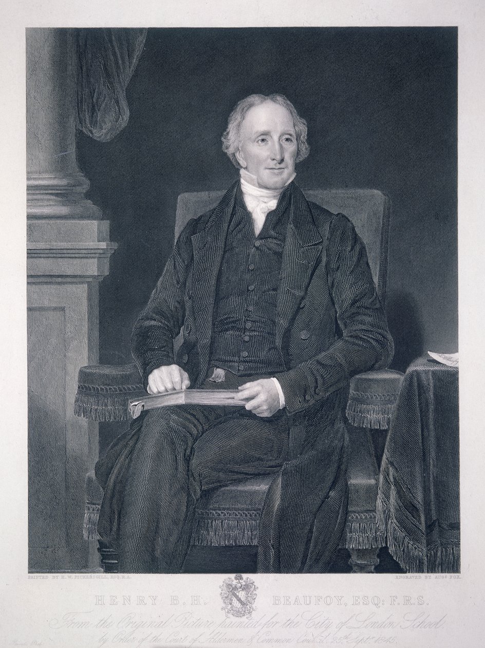 Henry Benjamin Hanbury Beaufoy door Charles Fox