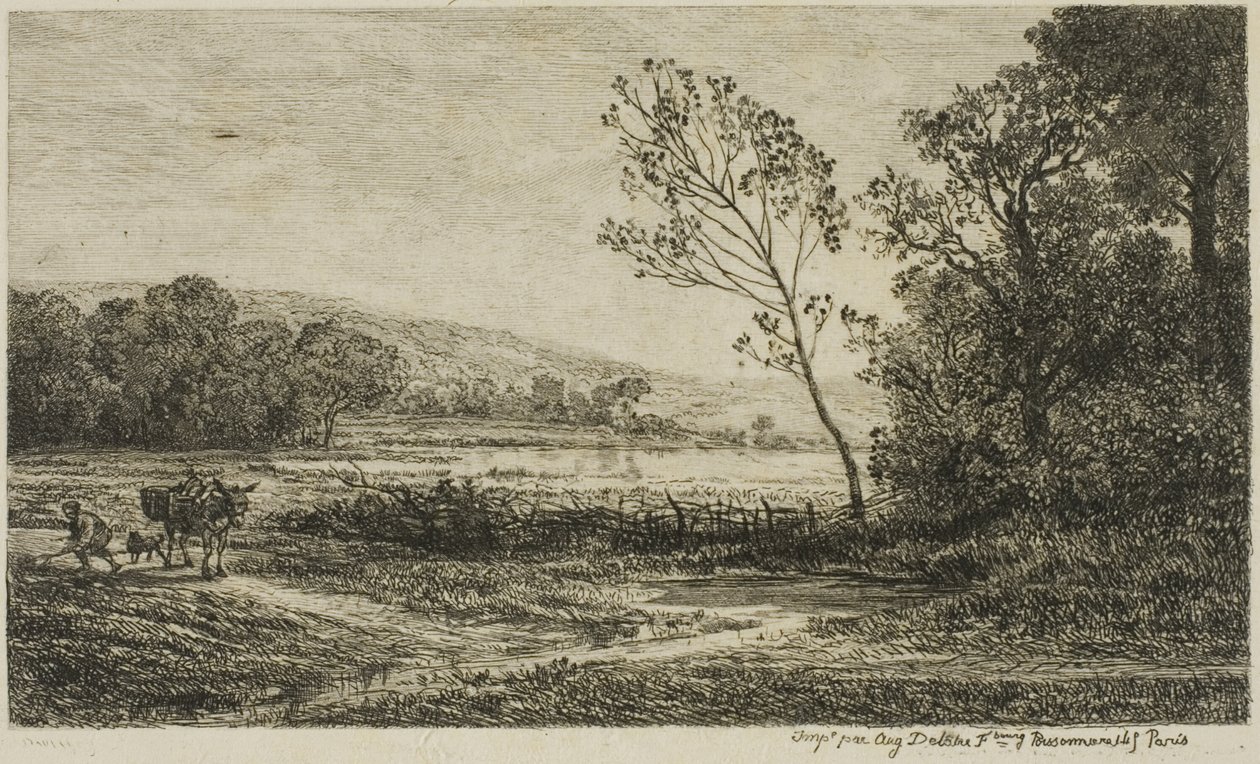 Herfst door Charles Francois Daubigny
