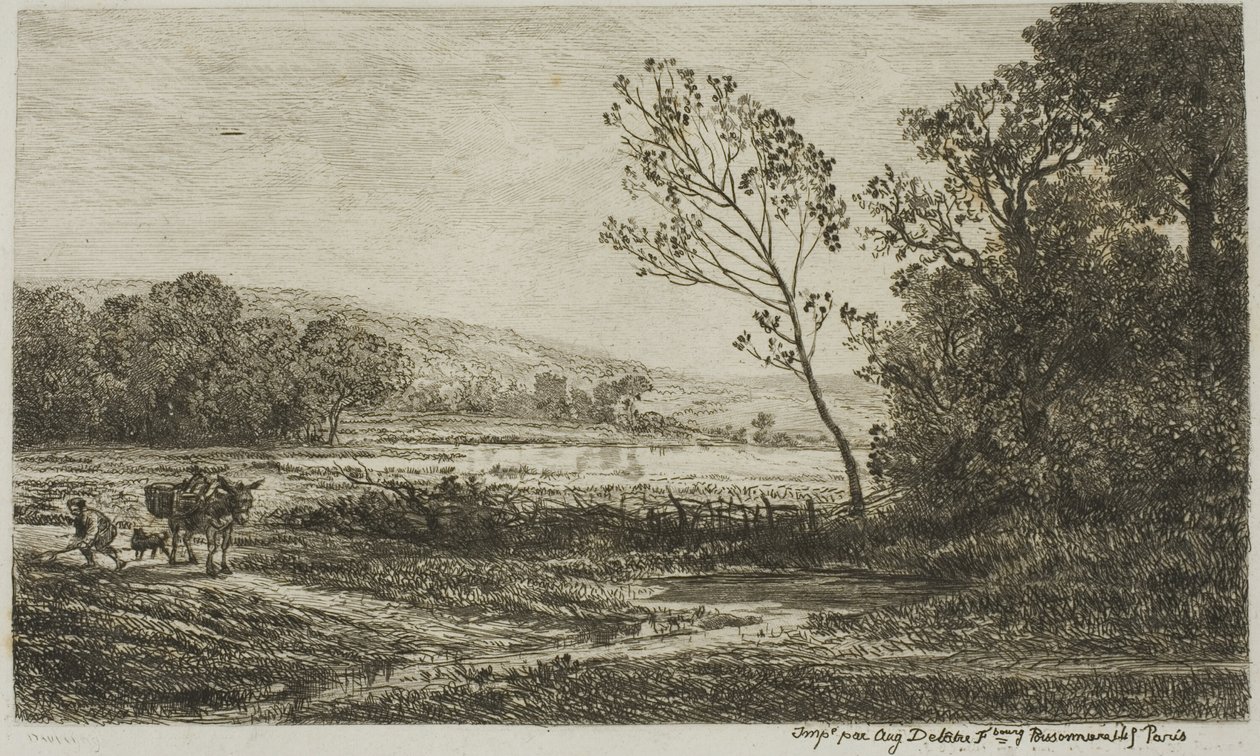 Herfst door Charles Francois Daubigny
