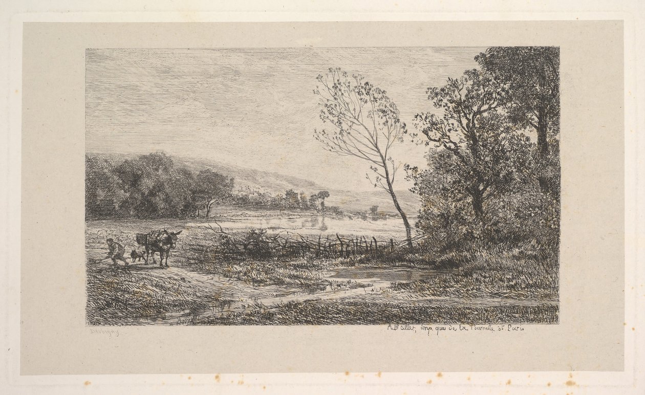 Herfst door Charles Francois Daubigny