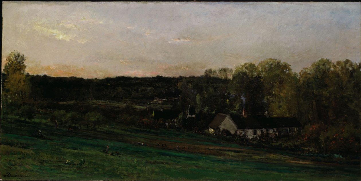 Huis van Mère Bazot, 1874 door Charles Francois Daubigny