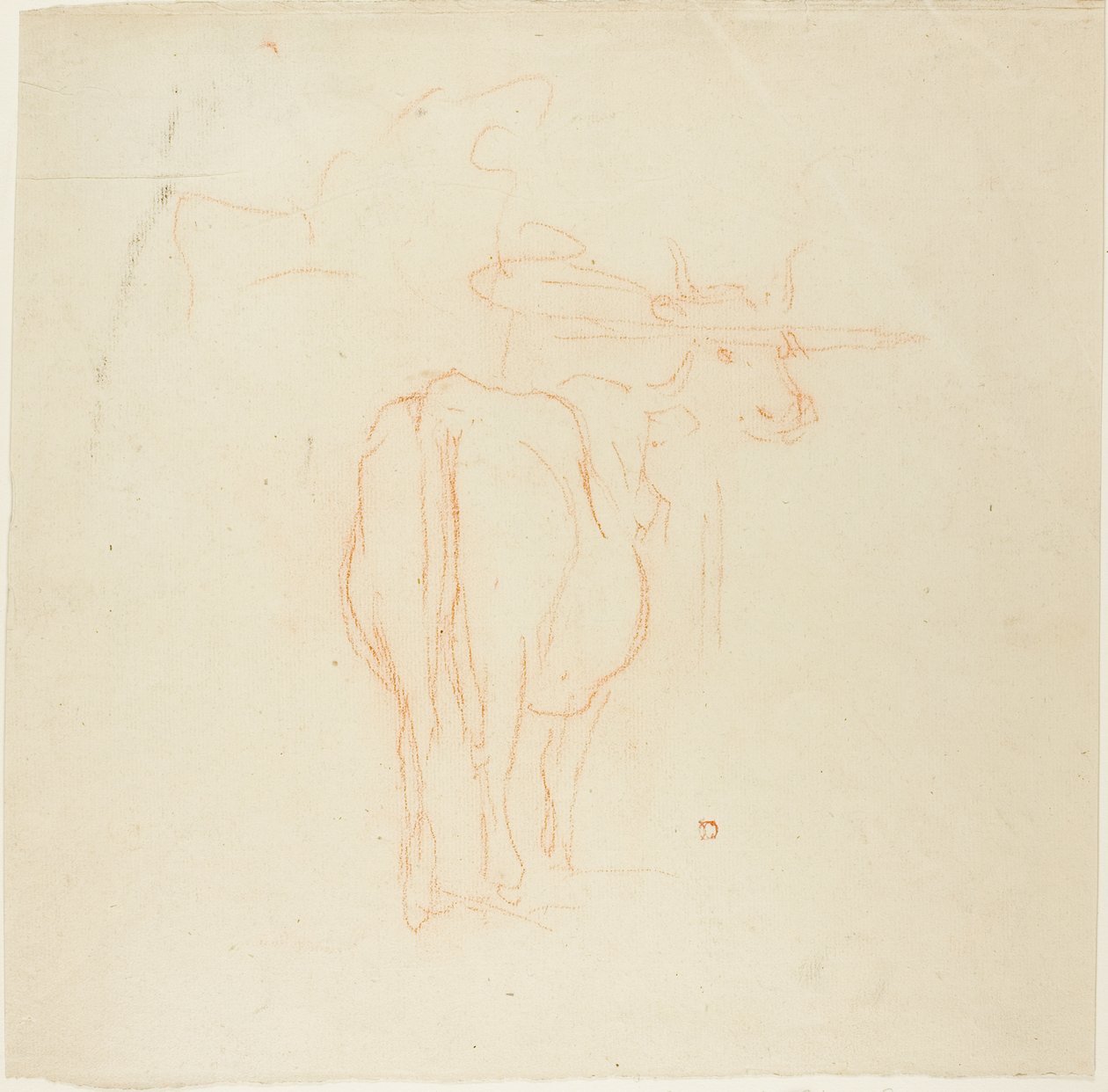 Staande Koeien door Charles Francois Daubigny