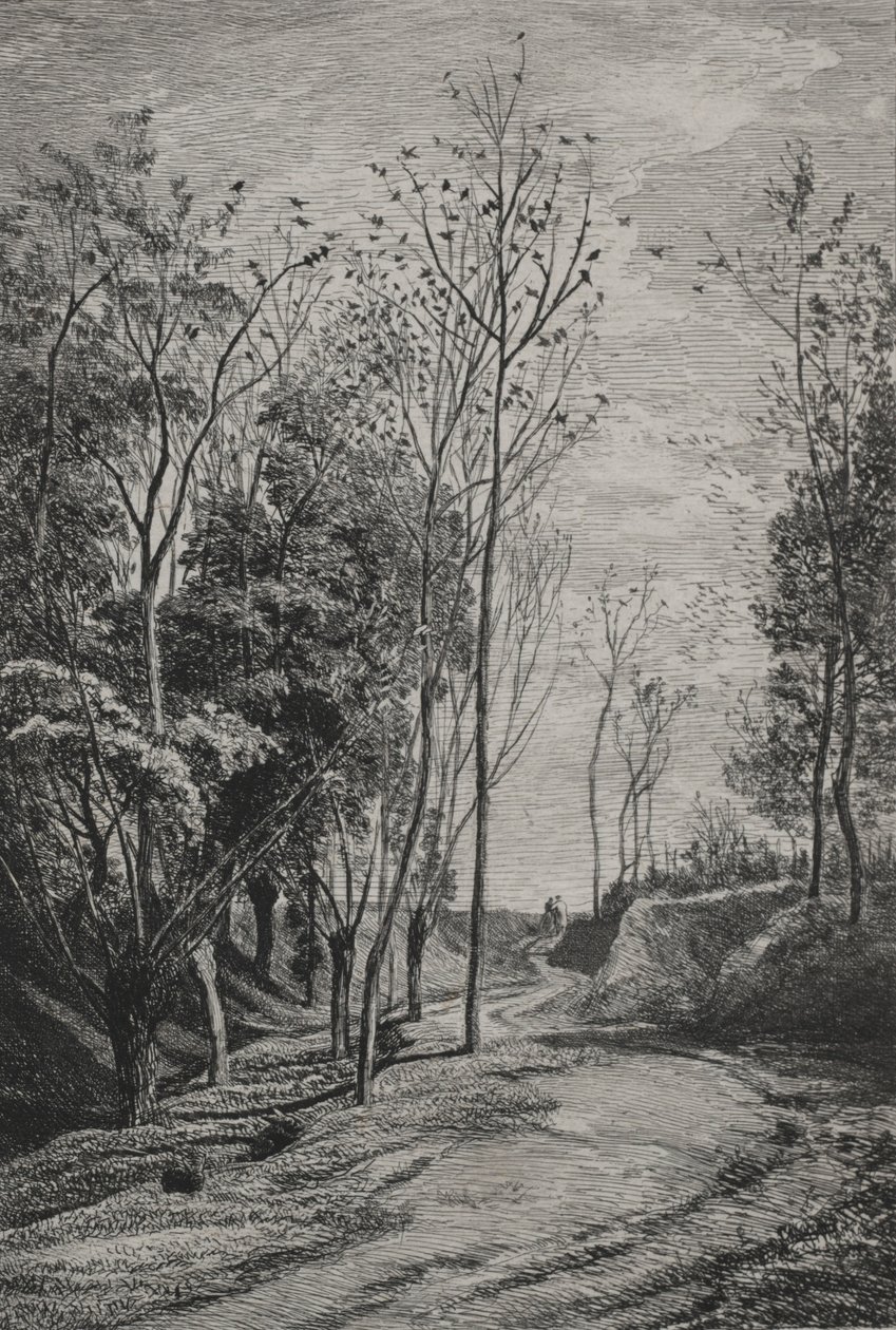 De Kleine Vogels, 1850 door Charles Francois Daubigny